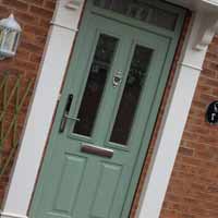 green composite door