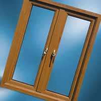 Light Oak Casement Window